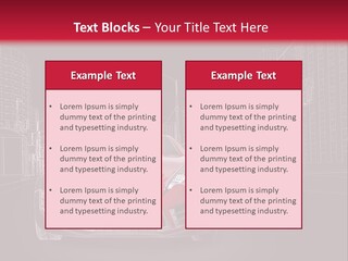 A Red Sports Car On A Black And Red Background PowerPoint Template