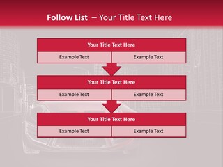 A Red Sports Car On A Black And Red Background PowerPoint Template