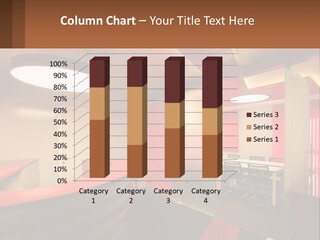 A Conference Room With A Table And Chairs PowerPoint Template