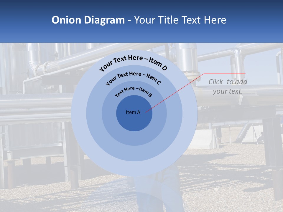 A Woman In Blue Overalls And A Red Hard Hat Standing In Front Of A PowerPoint Template