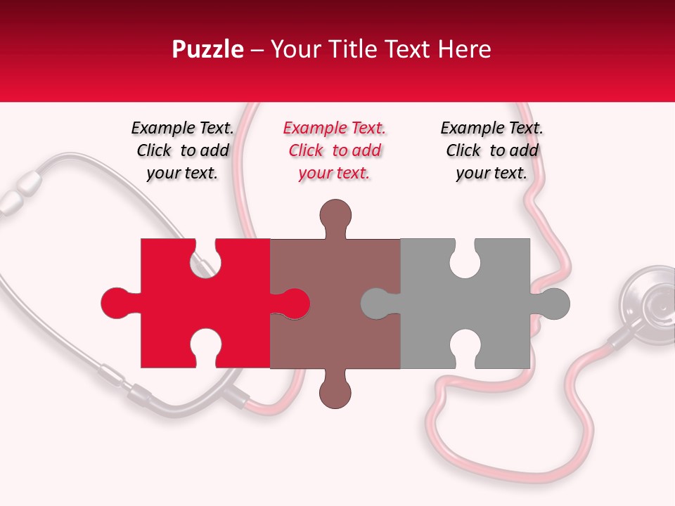 A Stethoscope Next To A Stethoscope With A Doctor ' PowerPoint Template