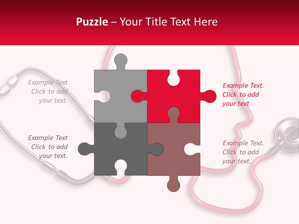 A Stethoscope Next To A Stethoscope With A Doctor ' PowerPoint Template