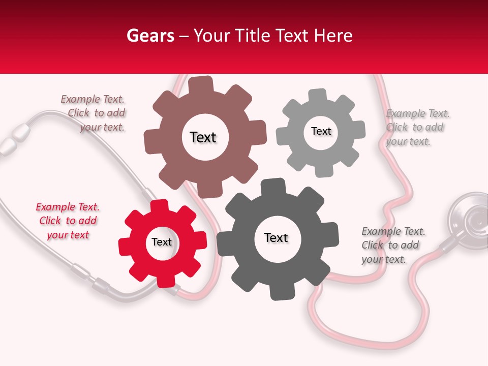 A Stethoscope Next To A Stethoscope With A Doctor ' PowerPoint Template