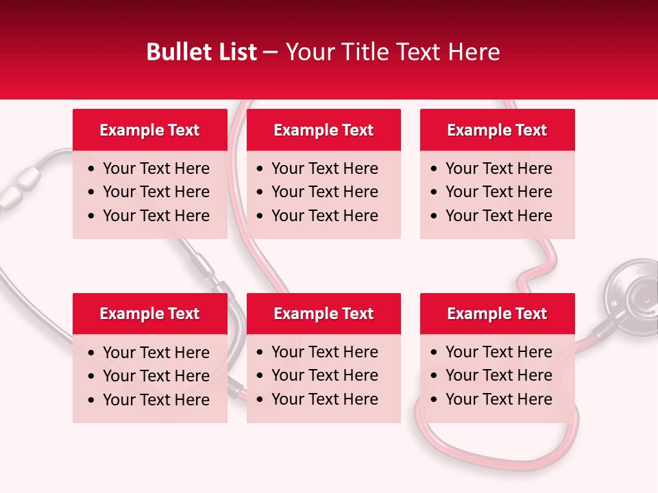 A Stethoscope Next To A Stethoscope With A Doctor ' PowerPoint Template