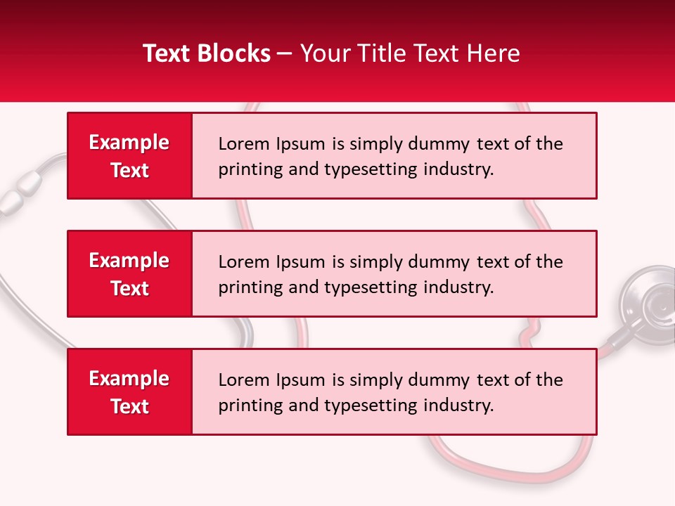A Stethoscope Next To A Stethoscope With A Doctor ' PowerPoint Template