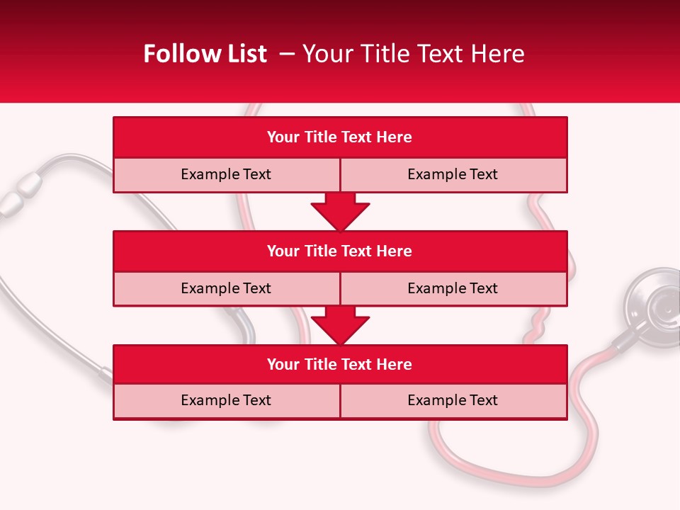 A Stethoscope Next To A Stethoscope With A Doctor ' PowerPoint Template