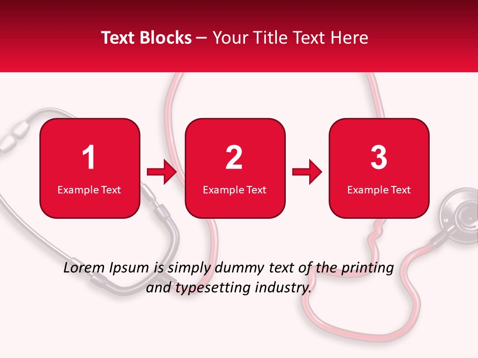 A Stethoscope Next To A Stethoscope With A Doctor ' PowerPoint Template