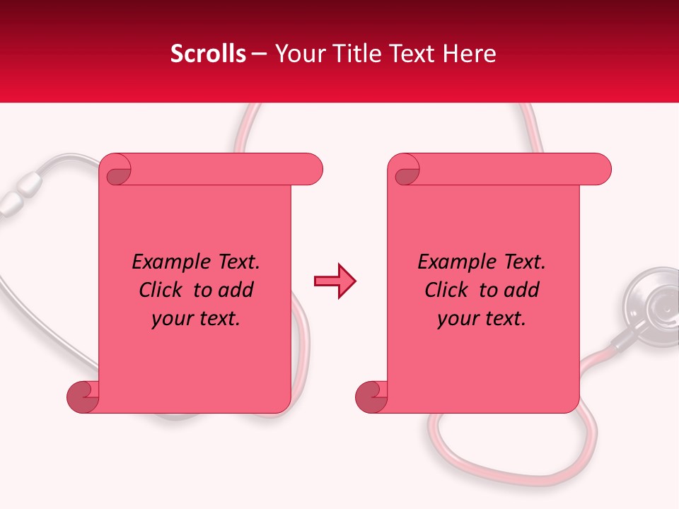 A Stethoscope Next To A Stethoscope With A Doctor ' PowerPoint Template