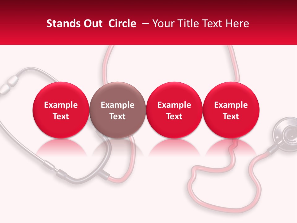 A Stethoscope Next To A Stethoscope With A Doctor ' PowerPoint Template