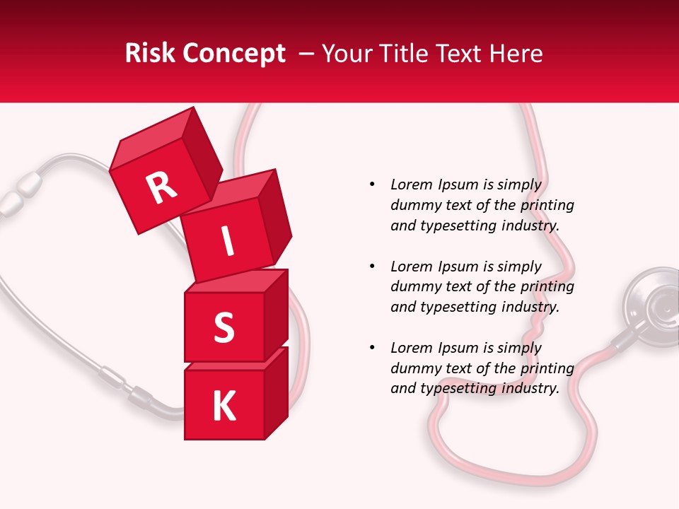 A Stethoscope Next To A Stethoscope With A Doctor ' PowerPoint Template