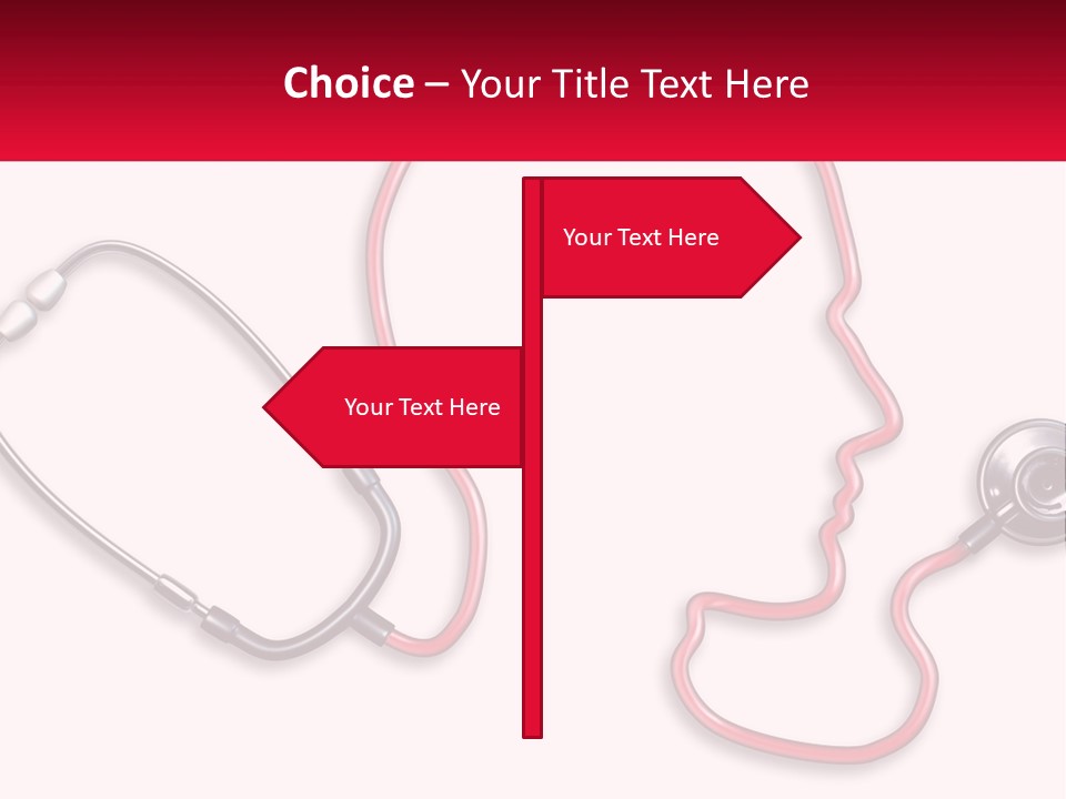 A Stethoscope Next To A Stethoscope With A Doctor ' PowerPoint Template