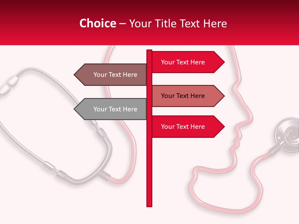 A Stethoscope Next To A Stethoscope With A Doctor ' PowerPoint Template