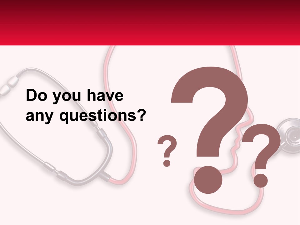 A Stethoscope Next To A Stethoscope With A Doctor ' PowerPoint Template