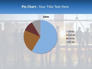 A Group Of People Standing In Front Of A Window PowerPoint Template