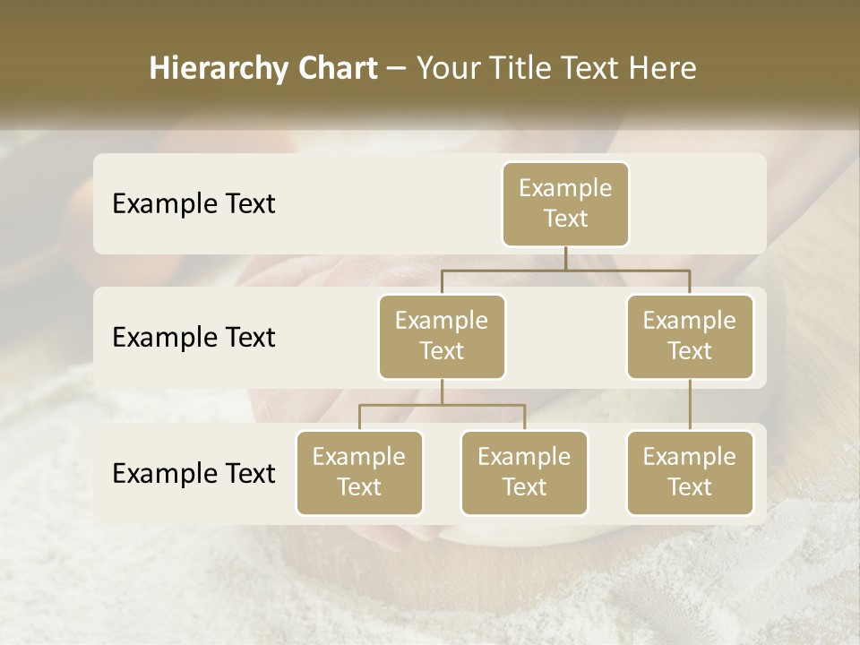 A Person Kneading Dough On Top Of A Wooden Table PowerPoint Template