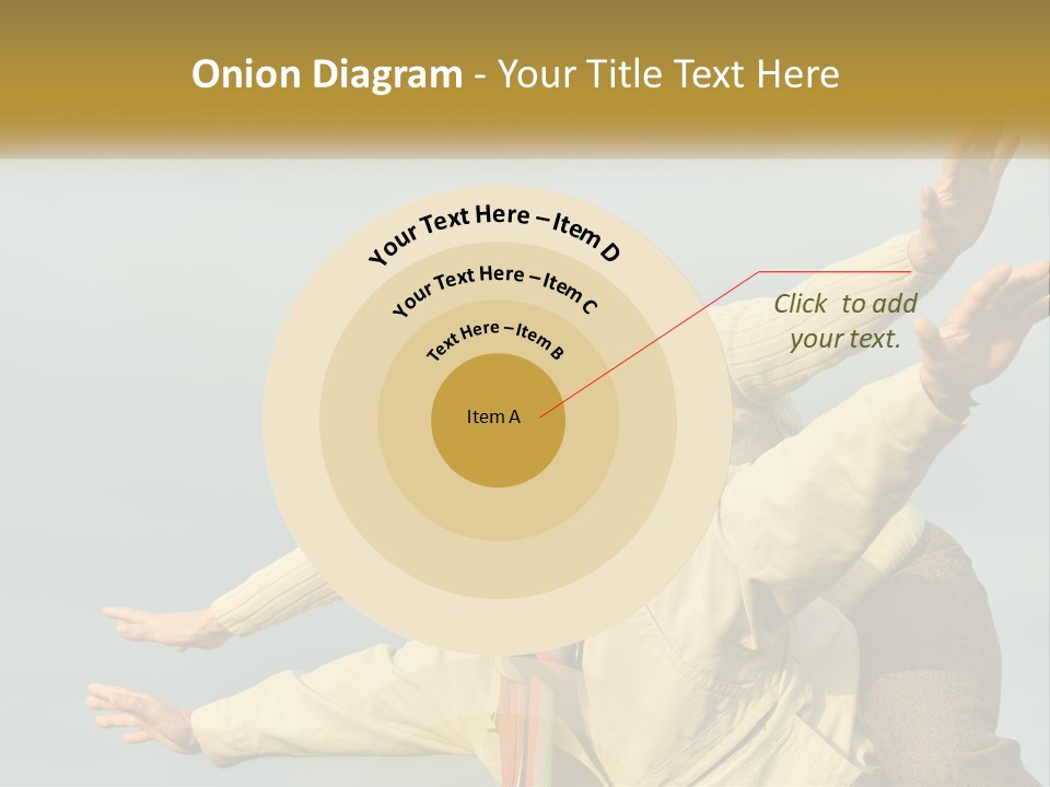 A Man And Woman Are Holding Each Other In The Air PowerPoint Template