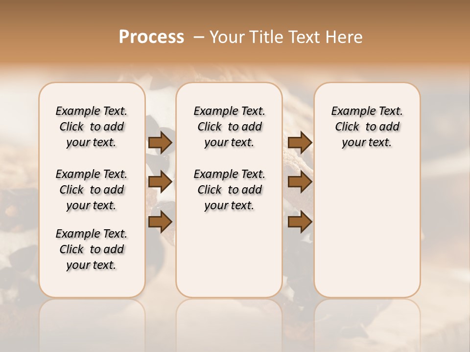 A Close Up Of A Cookie With Chocolate Chips On It PowerPoint Template