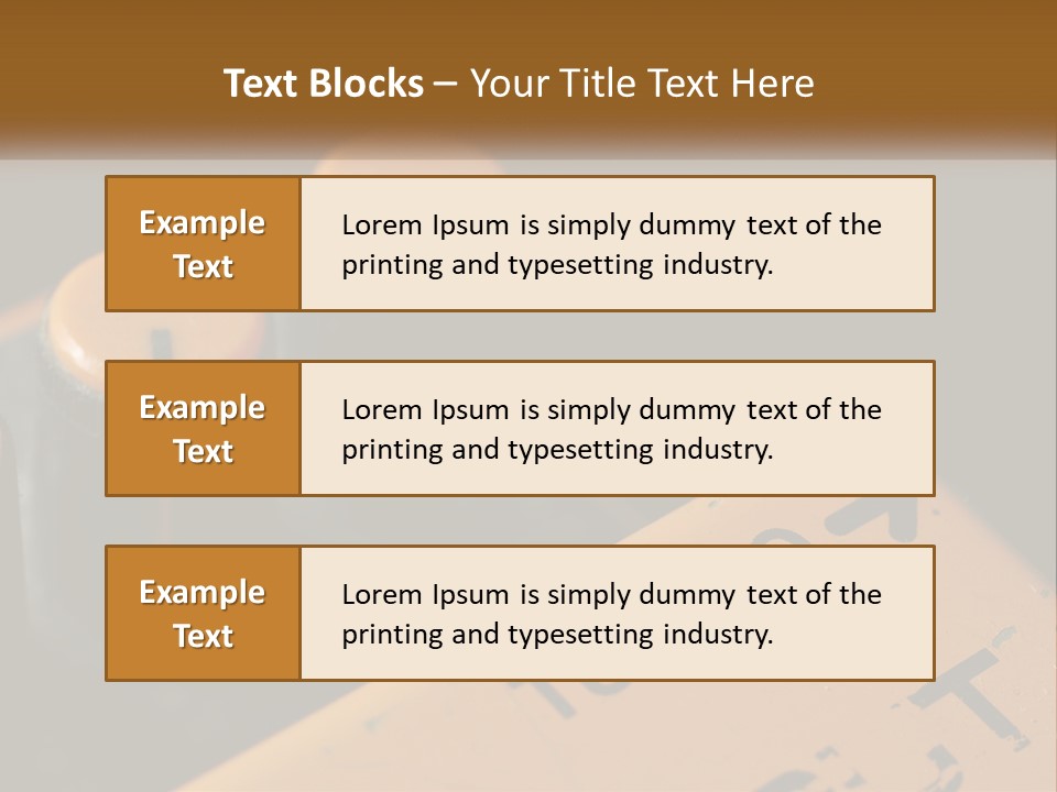 A Close Up Of A Yellow And Black Control Panel PowerPoint Template