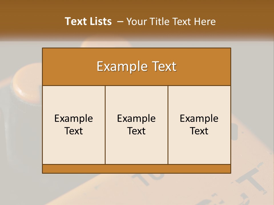 A Close Up Of A Yellow And Black Control Panel PowerPoint Template