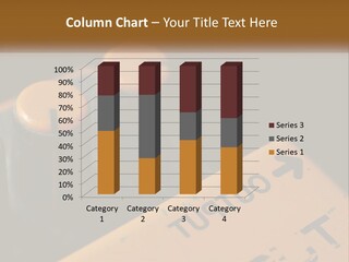 A Close Up Of A Yellow And Black Control Panel PowerPoint Template