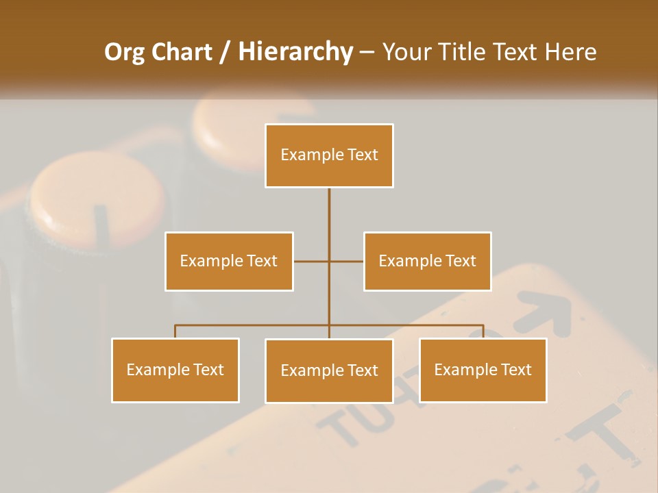 A Close Up Of A Yellow And Black Control Panel PowerPoint Template