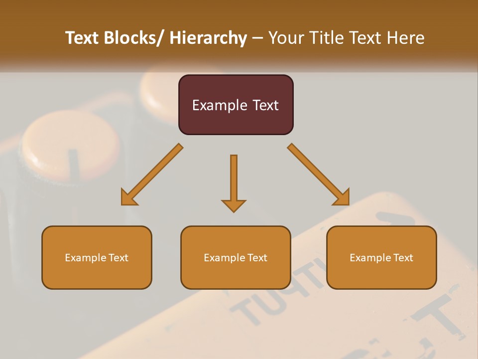 A Close Up Of A Yellow And Black Control Panel PowerPoint Template