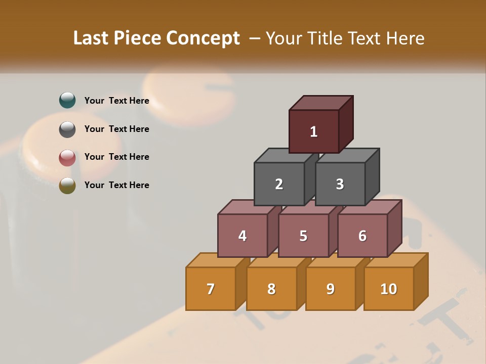 A Close Up Of A Yellow And Black Control Panel PowerPoint Template