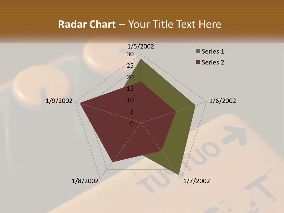 A Close Up Of A Yellow And Black Control Panel PowerPoint Template