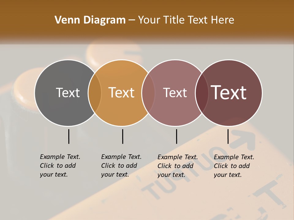 A Close Up Of A Yellow And Black Control Panel PowerPoint Template