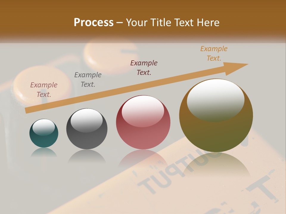 A Close Up Of A Yellow And Black Control Panel PowerPoint Template