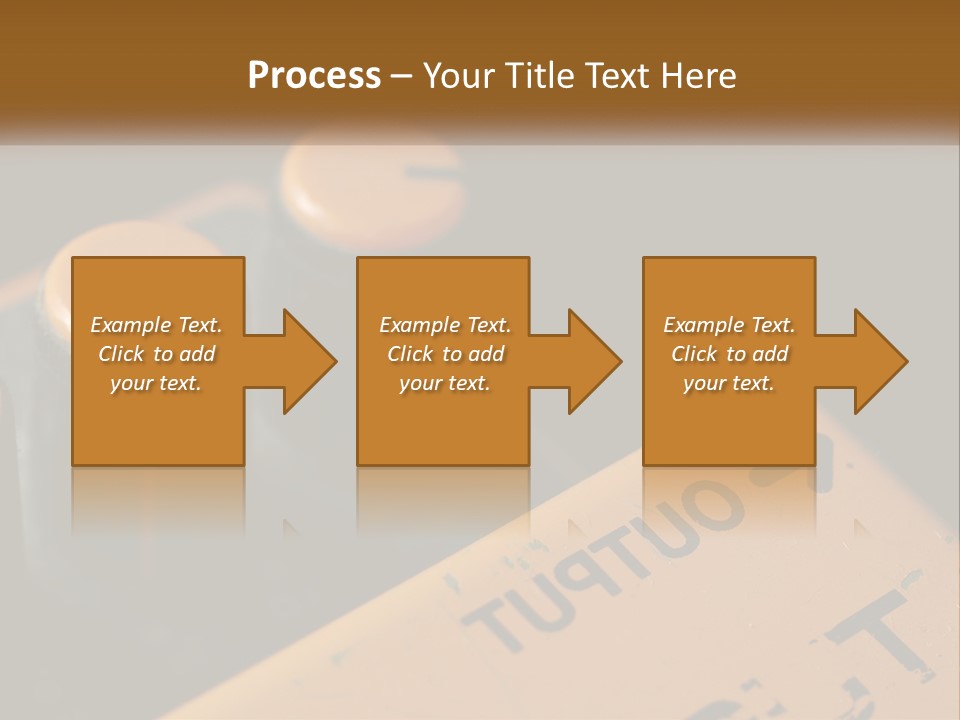 A Close Up Of A Yellow And Black Control Panel PowerPoint Template