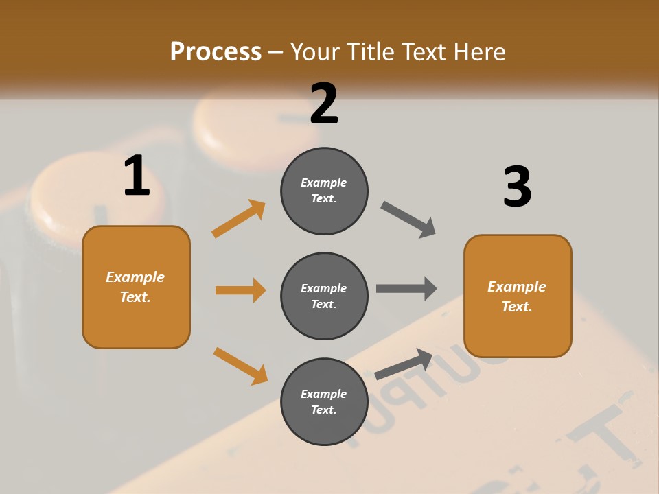 A Close Up Of A Yellow And Black Control Panel PowerPoint Template