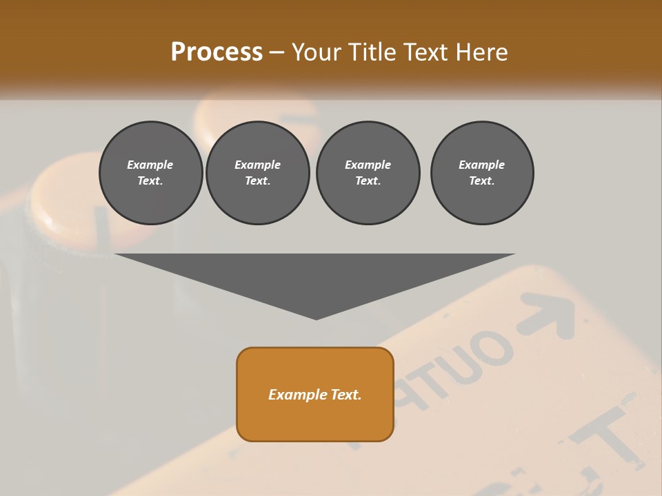 A Close Up Of A Yellow And Black Control Panel PowerPoint Template
