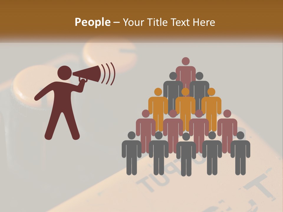 A Close Up Of A Yellow And Black Control Panel PowerPoint Template