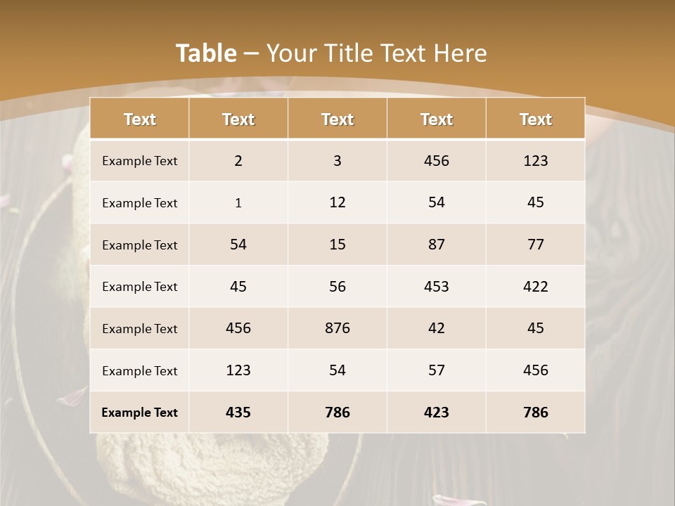 A Woman's Foot On Top Of A Towel On A Wooden Table PowerPoint Template