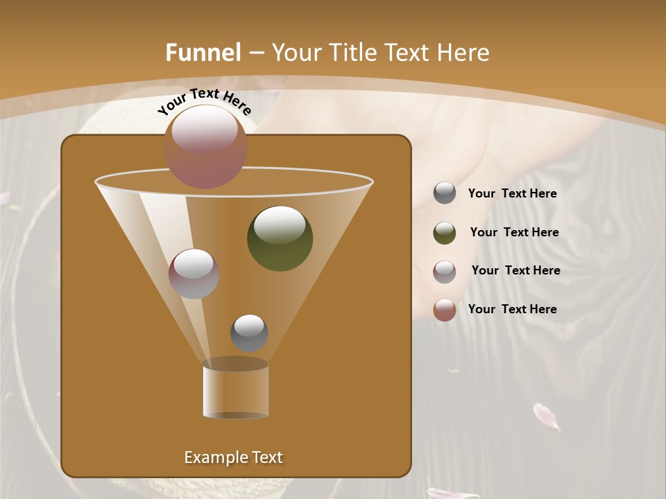 A Woman's Foot On Top Of A Towel On A Wooden Table PowerPoint Template