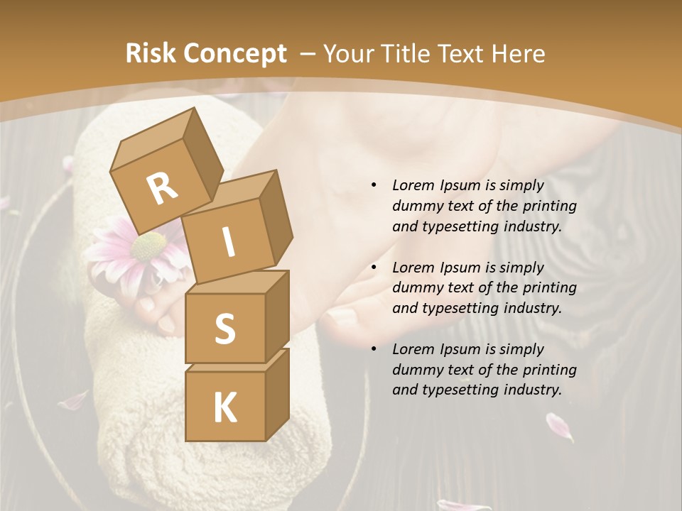 A Woman's Foot On Top Of A Towel On A Wooden Table PowerPoint Template