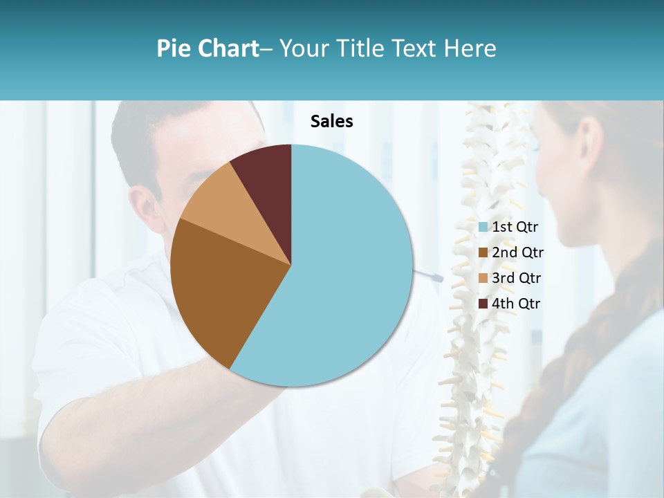 A Man And A Woman Looking At A Skeleton PowerPoint Template