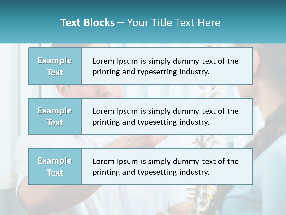 A Man And A Woman Looking At A Skeleton PowerPoint Template