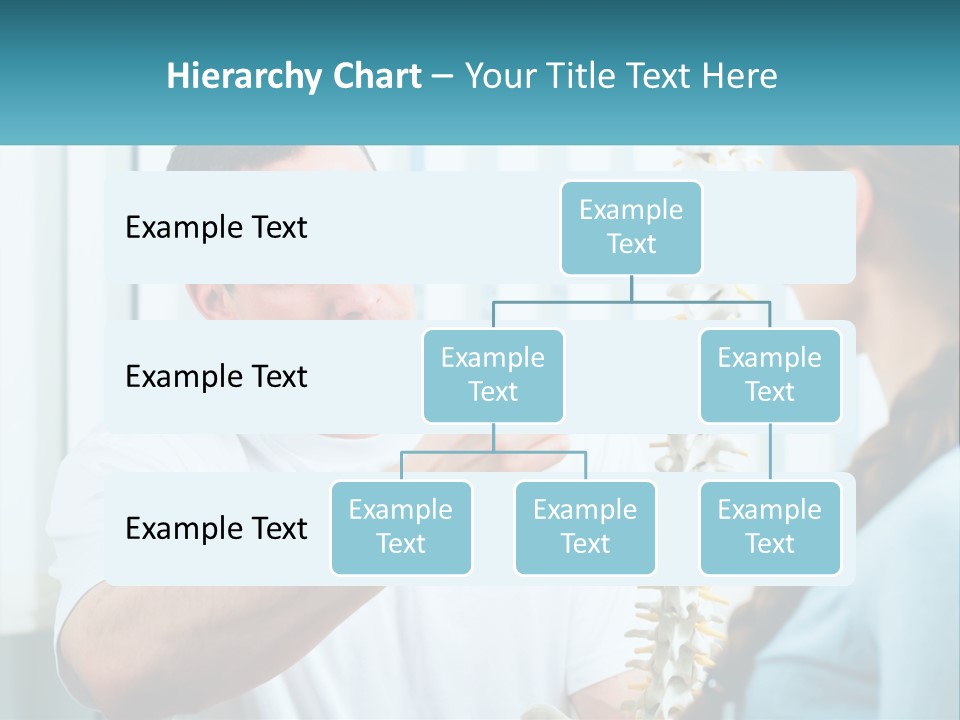 A Man And A Woman Looking At A Skeleton PowerPoint Template