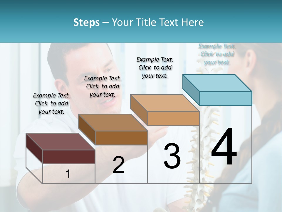 A Man And A Woman Looking At A Skeleton PowerPoint Template