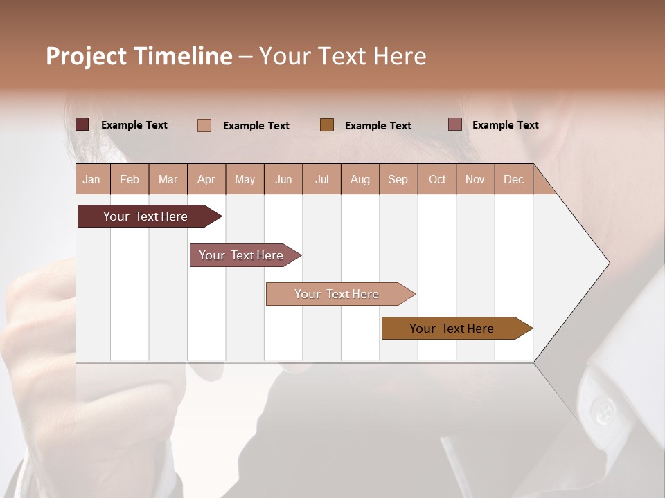 A Man Holding His Hand To His Face PowerPoint Template
