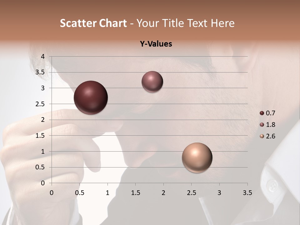 A Man Holding His Hand To His Face PowerPoint Template