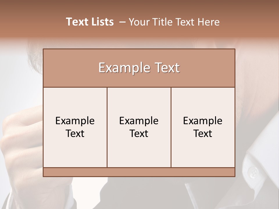 A Man Holding His Hand To His Face PowerPoint Template