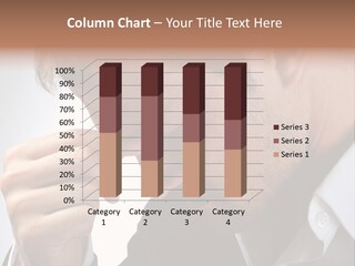 A Man Holding His Hand To His Face PowerPoint Template