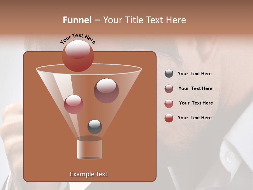 A Man Holding His Hand To His Face PowerPoint Template