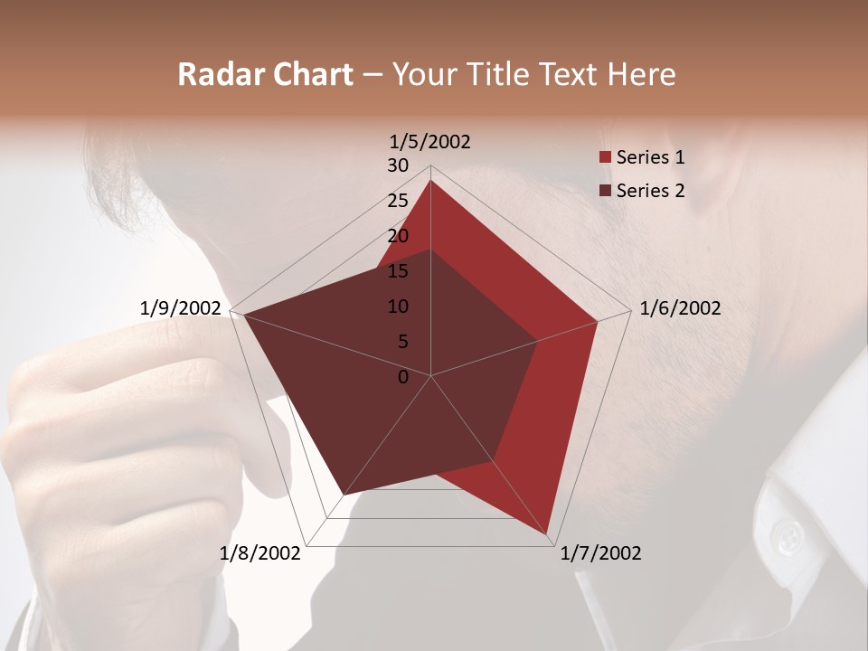 A Man Holding His Hand To His Face PowerPoint Template