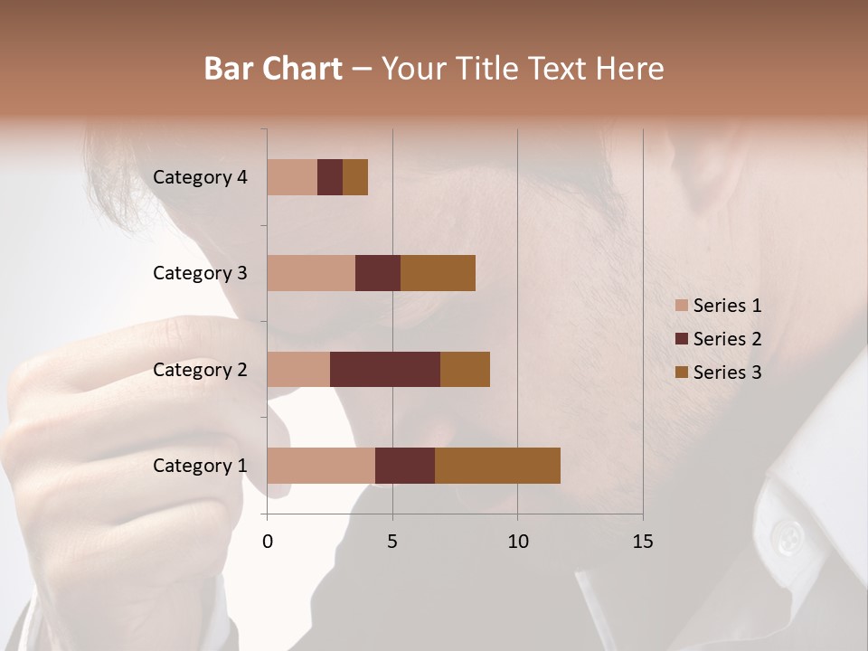 A Man Holding His Hand To His Face PowerPoint Template