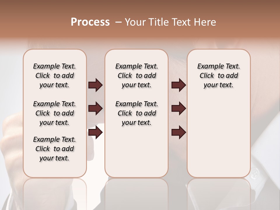 A Man Holding His Hand To His Face PowerPoint Template