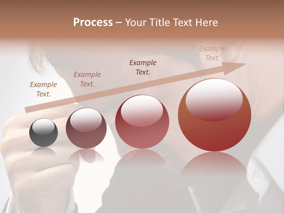 A Man Holding His Hand To His Face PowerPoint Template